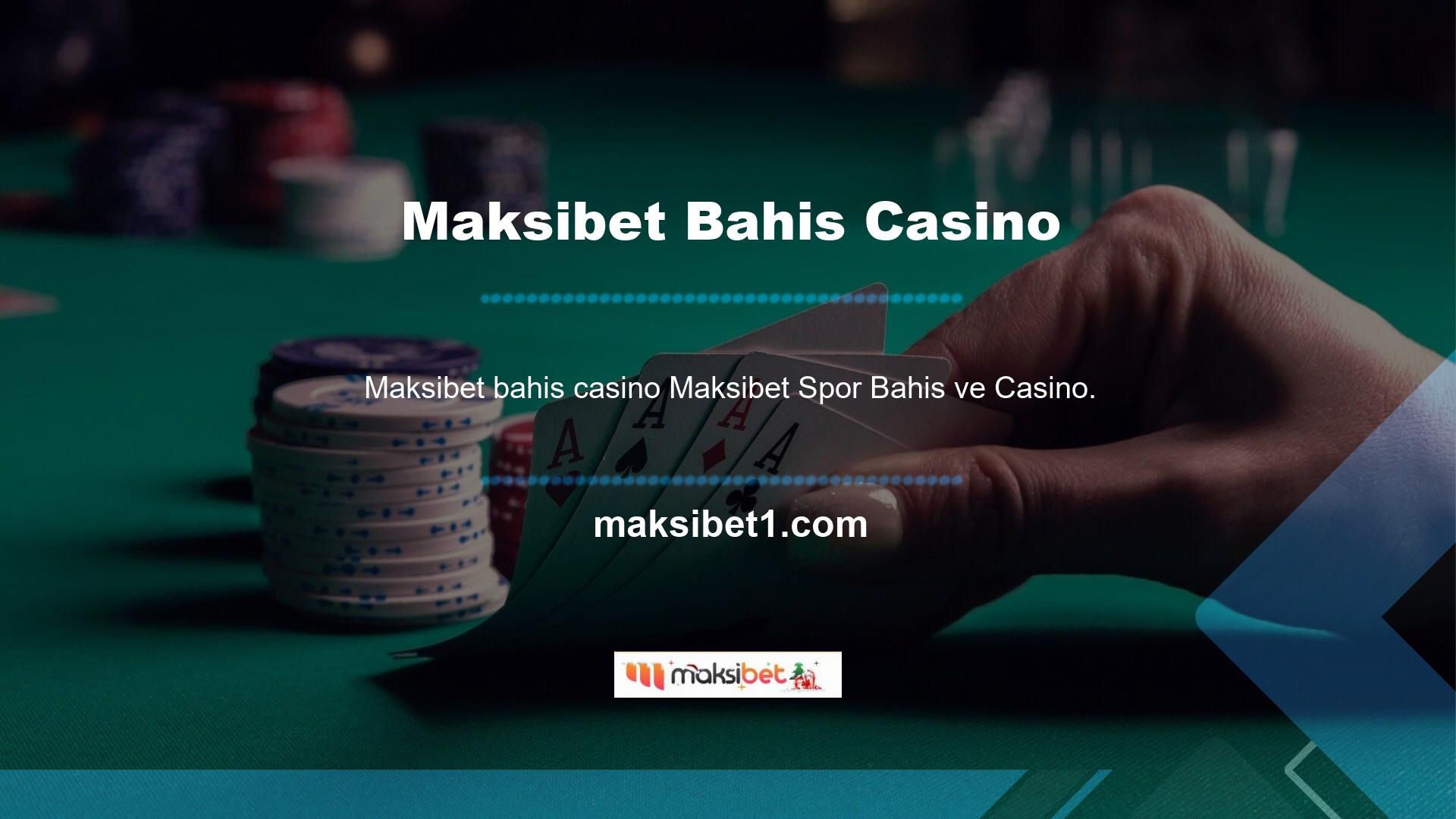 Maksibet canlı oyunların ve casino sitelerinin oyun bölümünde uzun yıllar boyunca oyun pazar üyelerine iyi sistem hizmetleri sunmaktadır